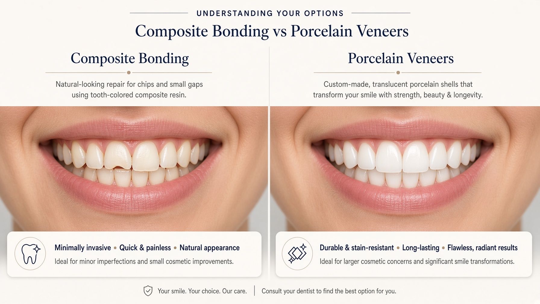 Composite Bonding vs Porcelain Veneers: Which Is Right for You?