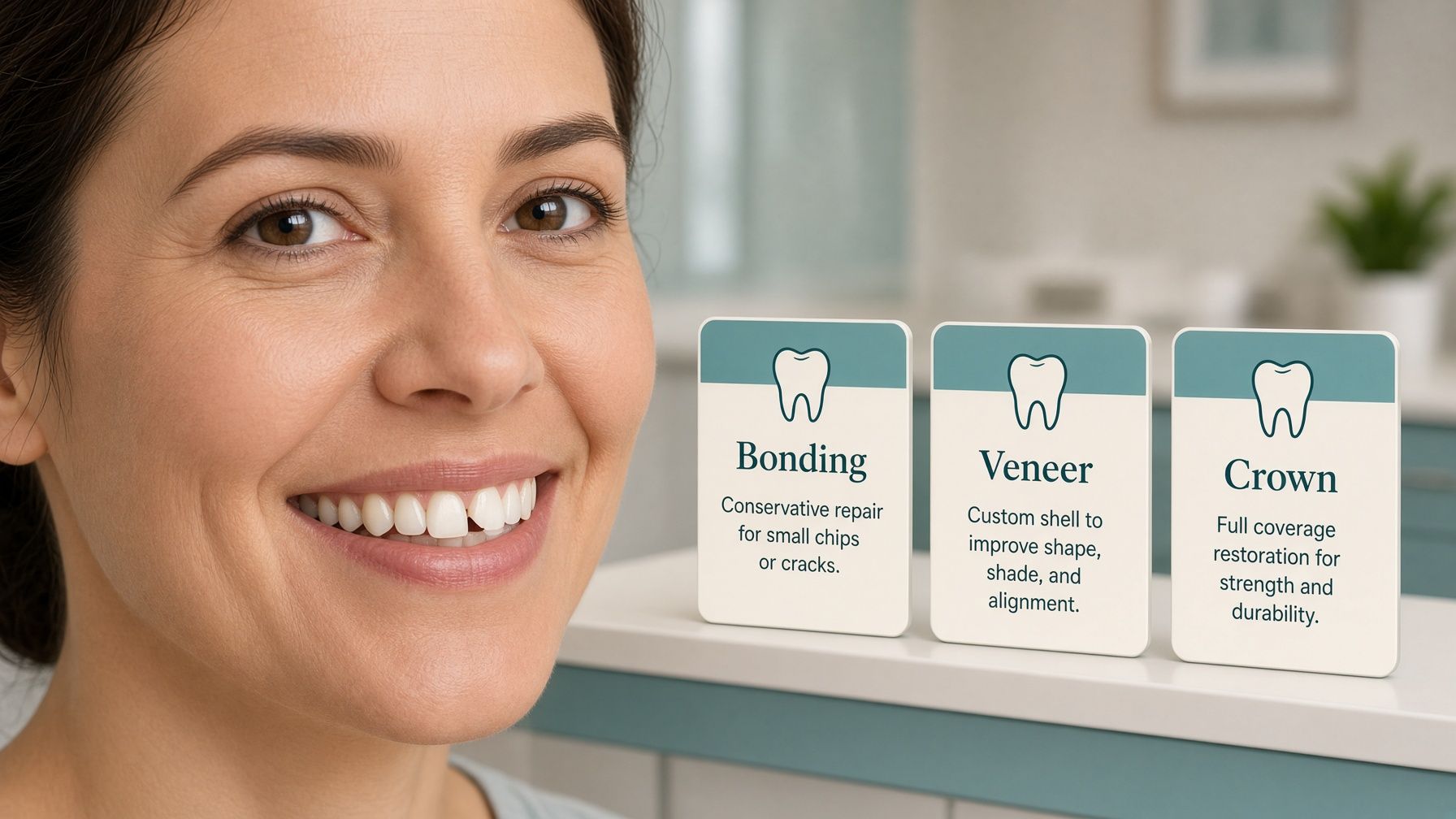 Chipped Front Tooth: Bonding, a Veneer, or a Crown?